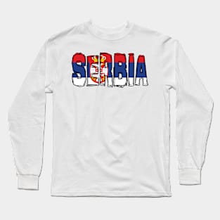 Serbia Long Sleeve T-Shirt